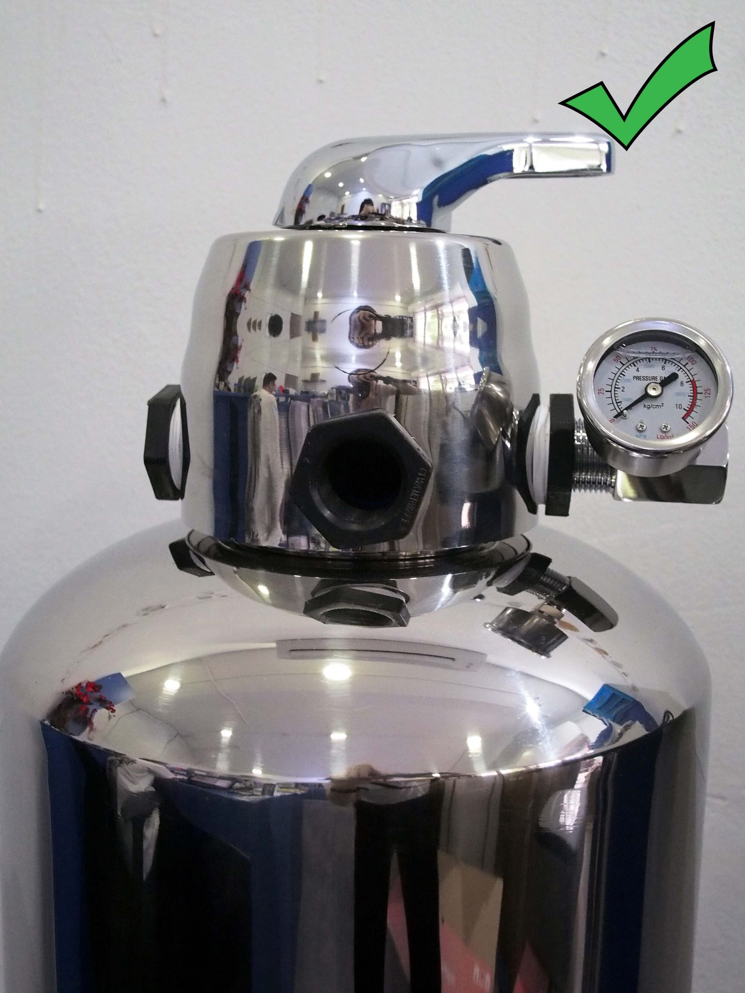 Mega Sand Filter 316 Stainless Steel Sand Filter - Mega Bio